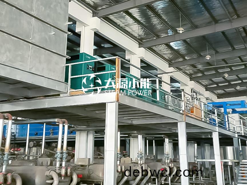 江蘇(su)某(mou)紡(fang)織印(yin)染廠安裝(zhuang)蒸汽能5臺(tai)